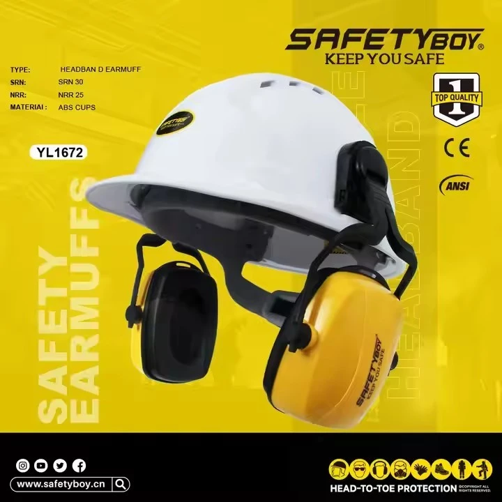 Safety Helmet With Earmuff